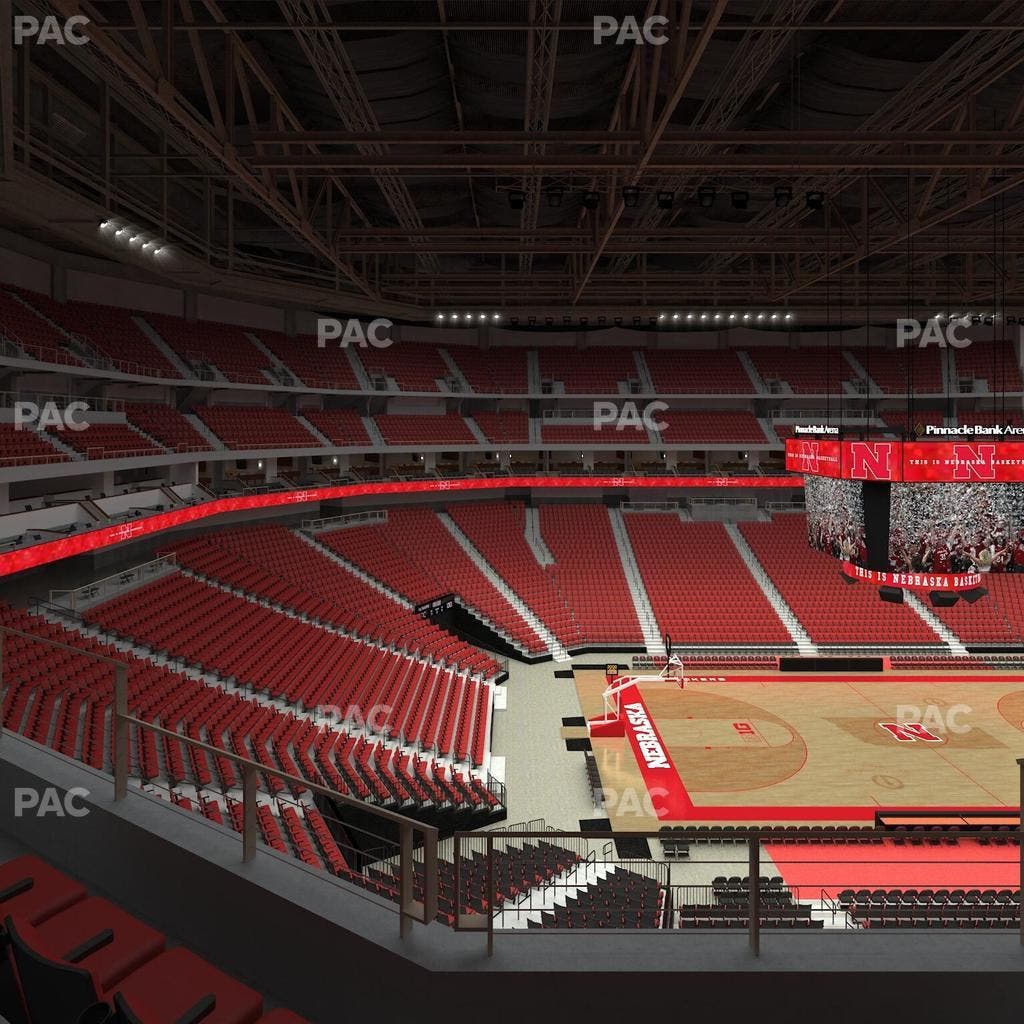 Pinnacle Bank Arena - Section 206 Seat View