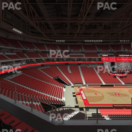 Pinnacle Bank Arena - Section 206 Seat View