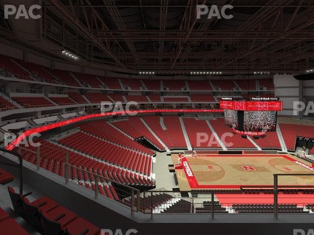 Pinnacle Bank Arena - Section 206 Seat View