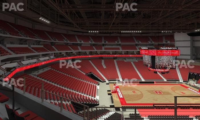 Pinnacle Bank Arena - Section 206 Seat View