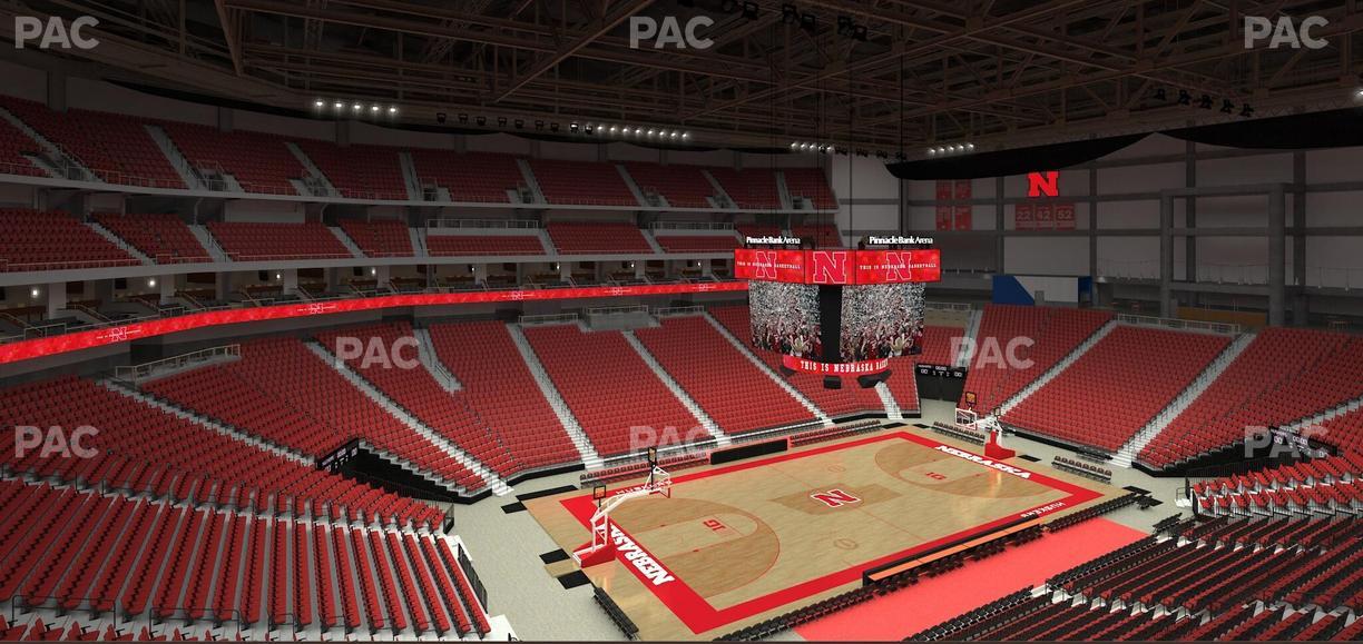 Pinnacle Bank Arena - Section 207 Seat View