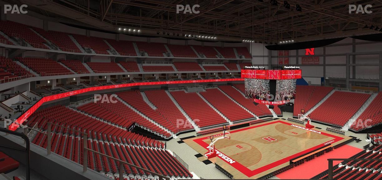 Pinnacle Bank Arena - Section 208 Seat View