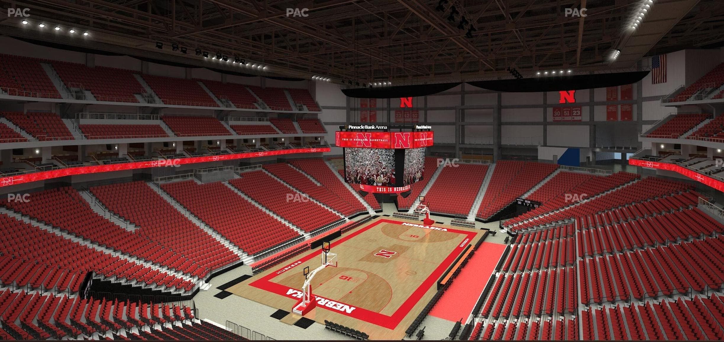 Pinnacle Bank Arena - Section 209 Seat View