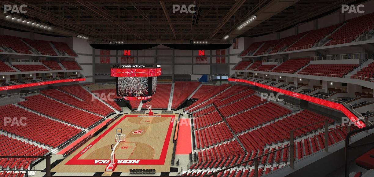 Pinnacle Bank Arena - Section 210 Seat View
