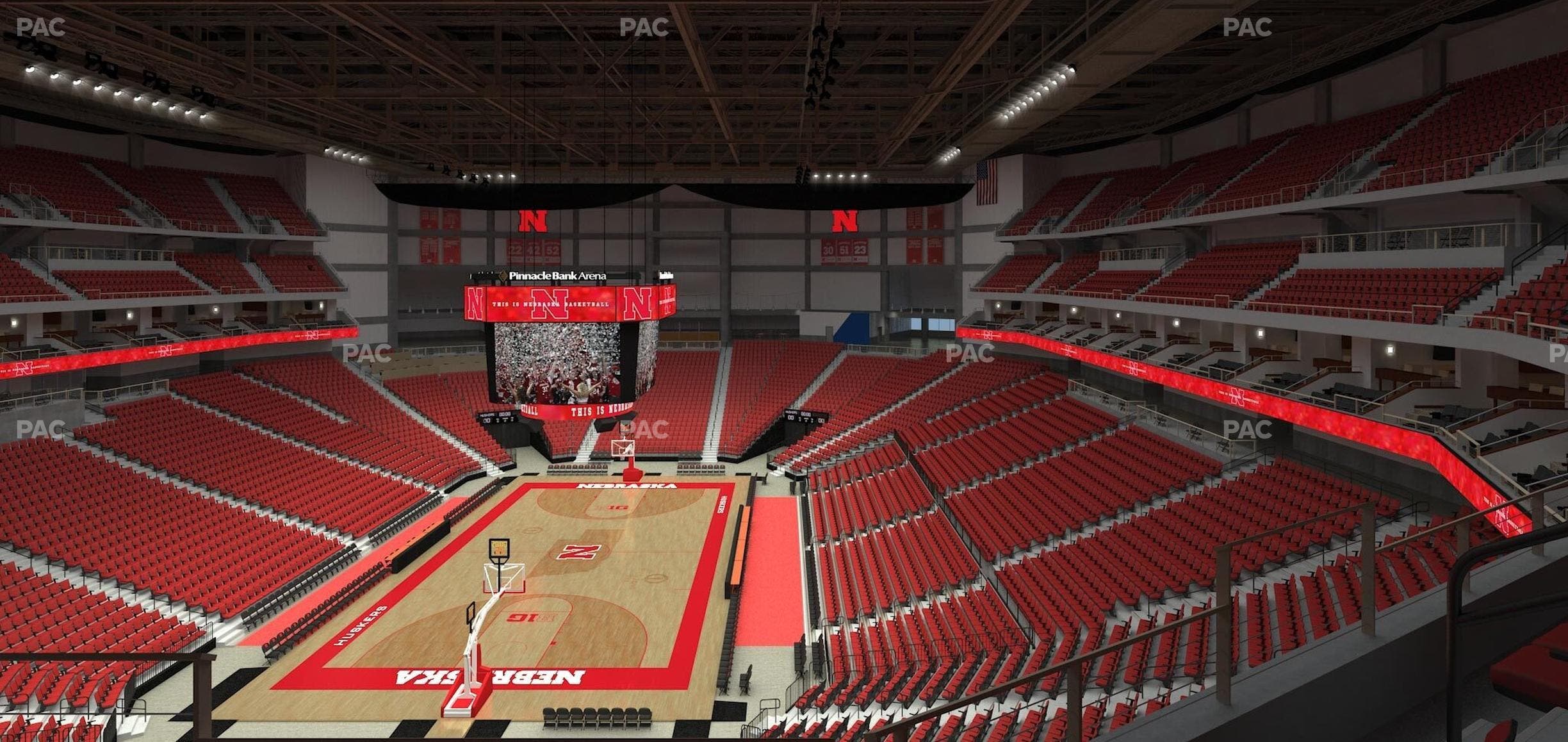 Pinnacle Bank Arena - Section 210 Seat View