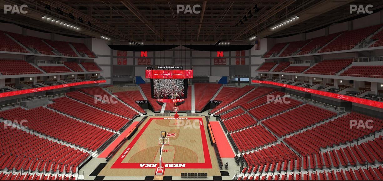 Pinnacle Bank Arena - Section 211 Seat View