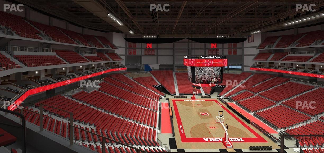 Pinnacle Bank Arena - Section 213 Seat View