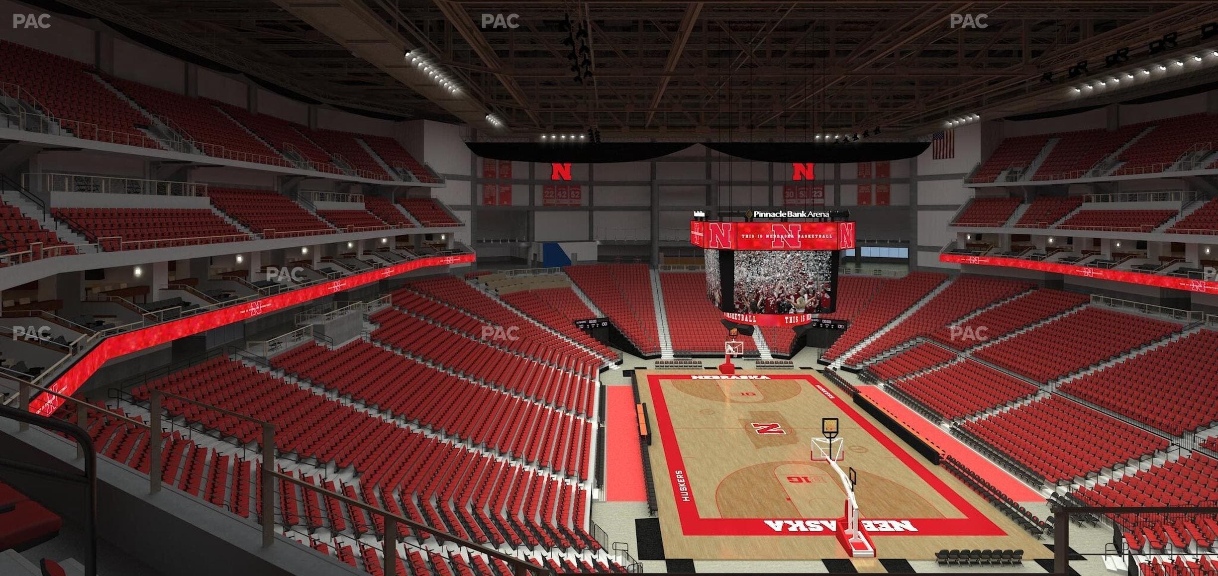 Pinnacle Bank Arena - Section 213 Seat View