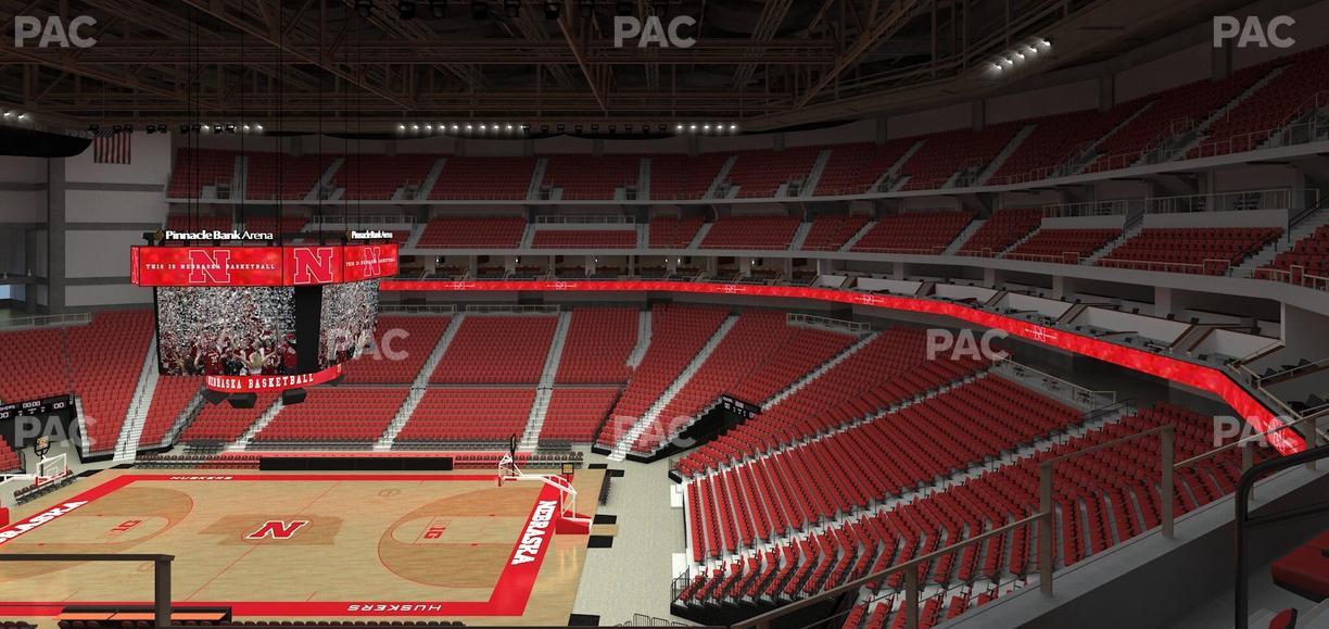 Pinnacle Bank Arena - Section 217 Seat View