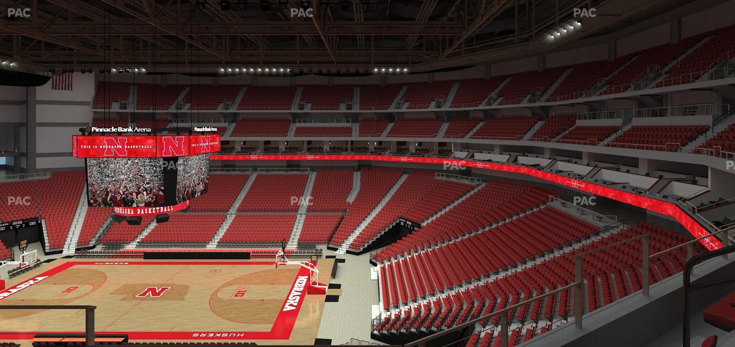 Pinnacle Bank Arena - Section 217 Seat View