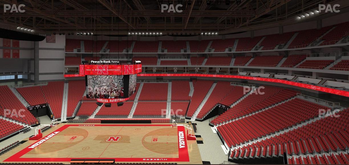 Pinnacle Bank Arena - Section 218 Seat View