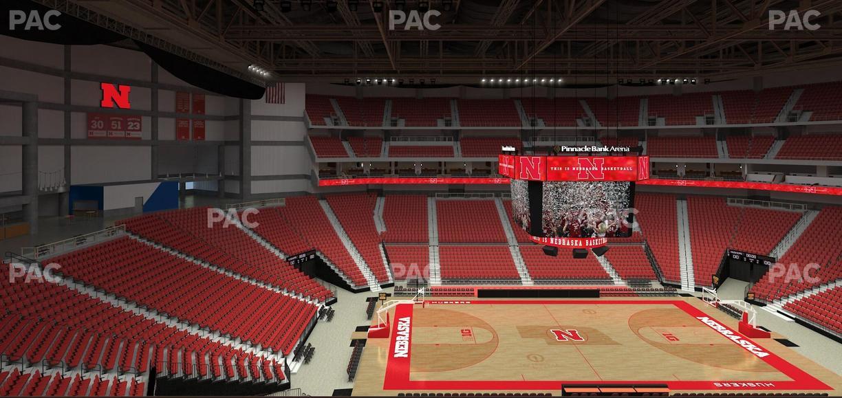 Pinnacle Bank Arena - Section 220 Seat View
