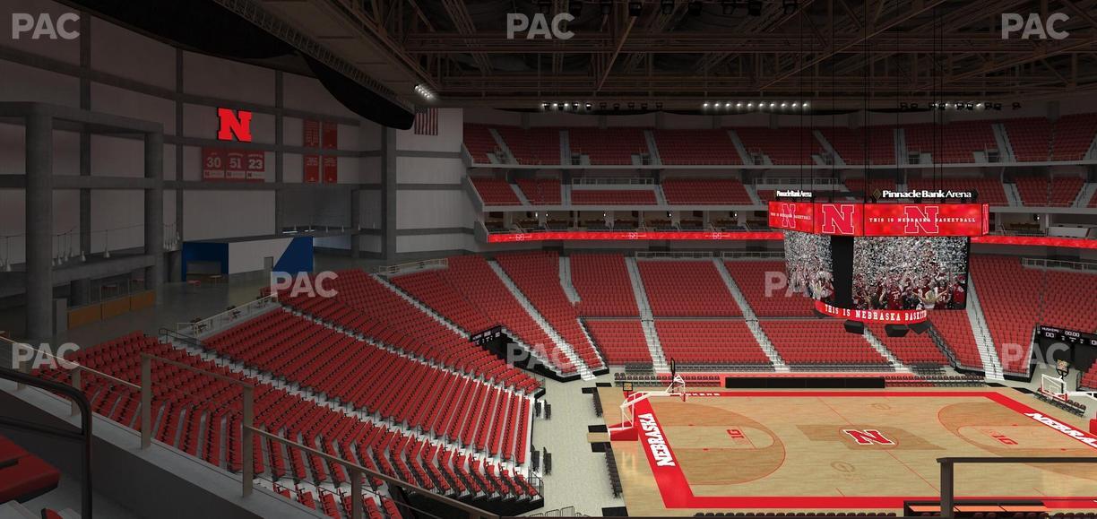 Pinnacle Bank Arena - Section 221 Seat View