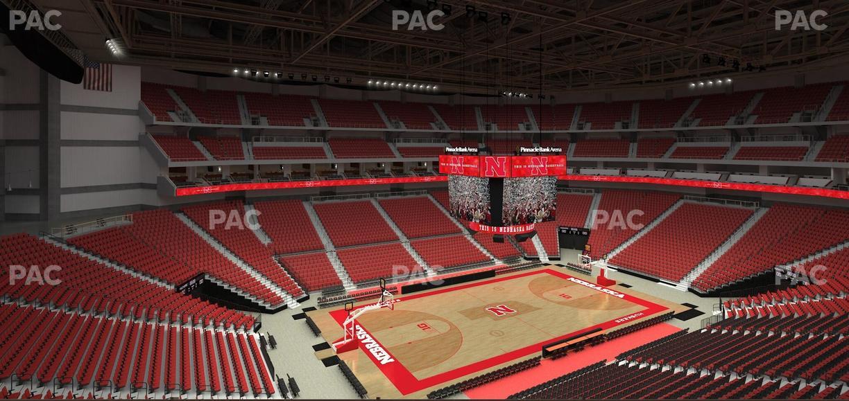 Pinnacle Bank Arena - Section 222 Seat View