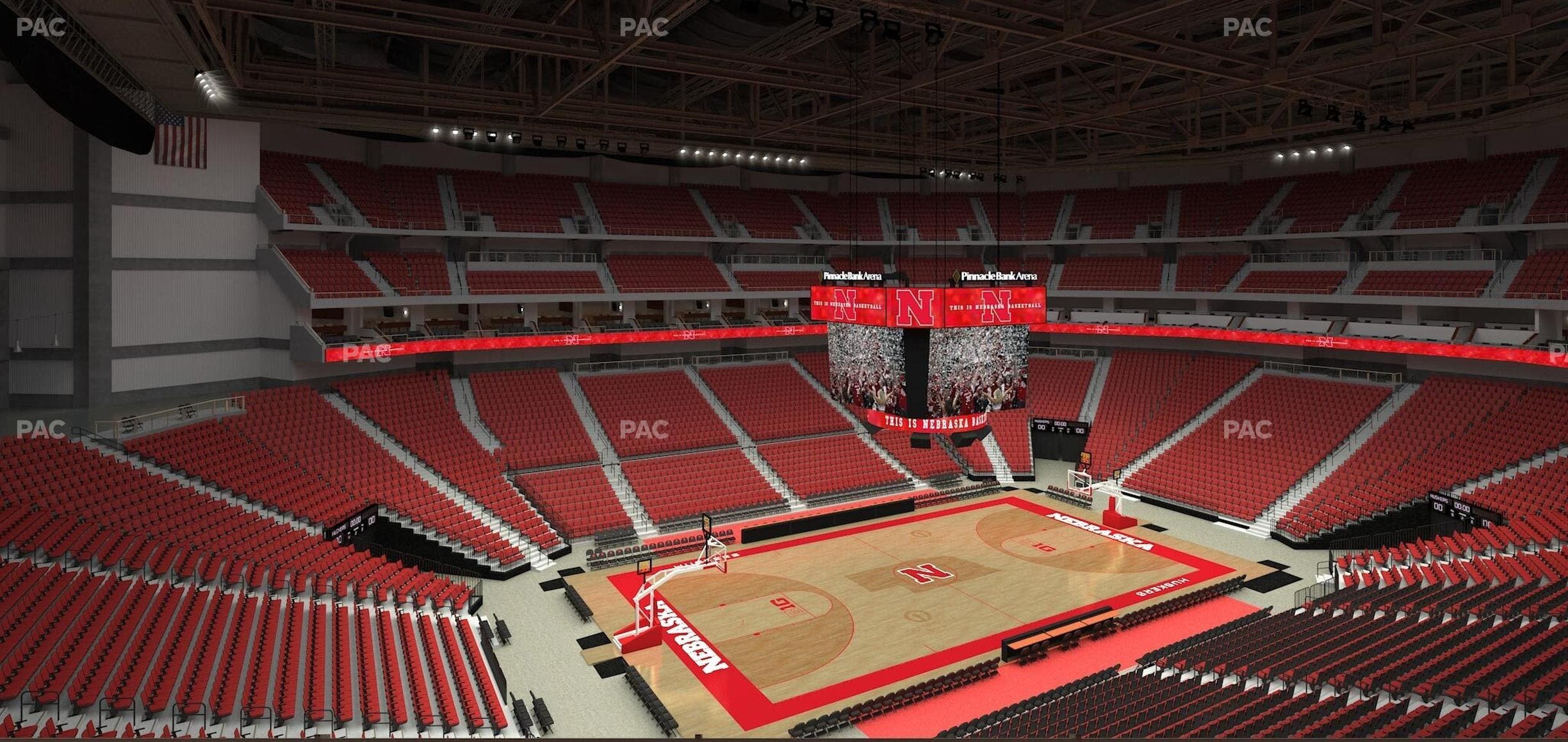 Pinnacle Bank Arena - Section 222 Seat View