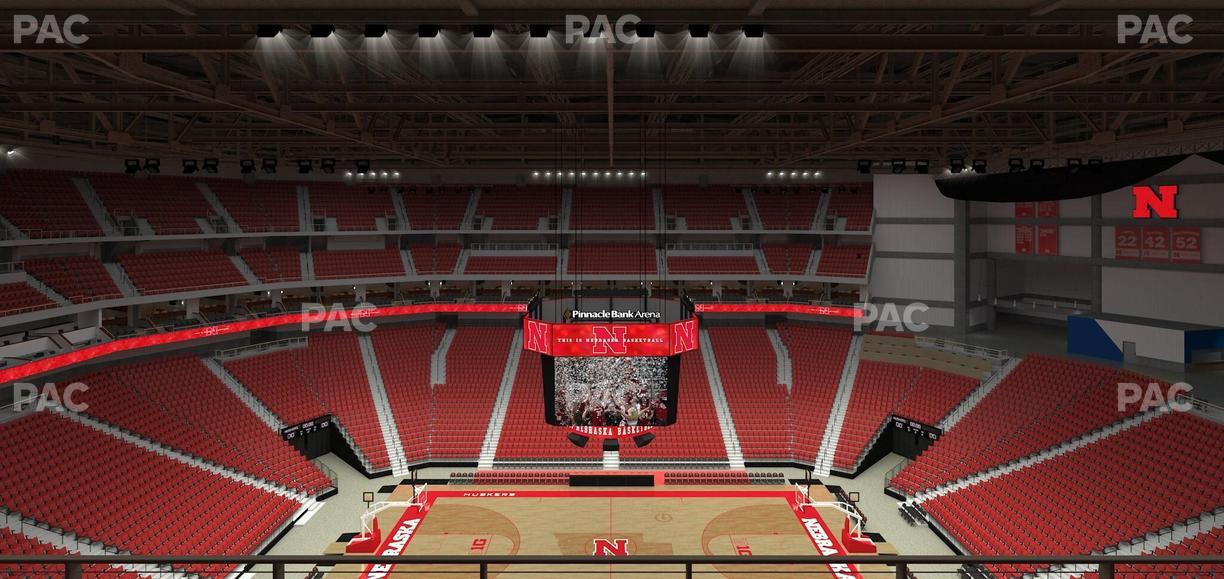Pinnacle Bank Arena - Section 304 Seat View