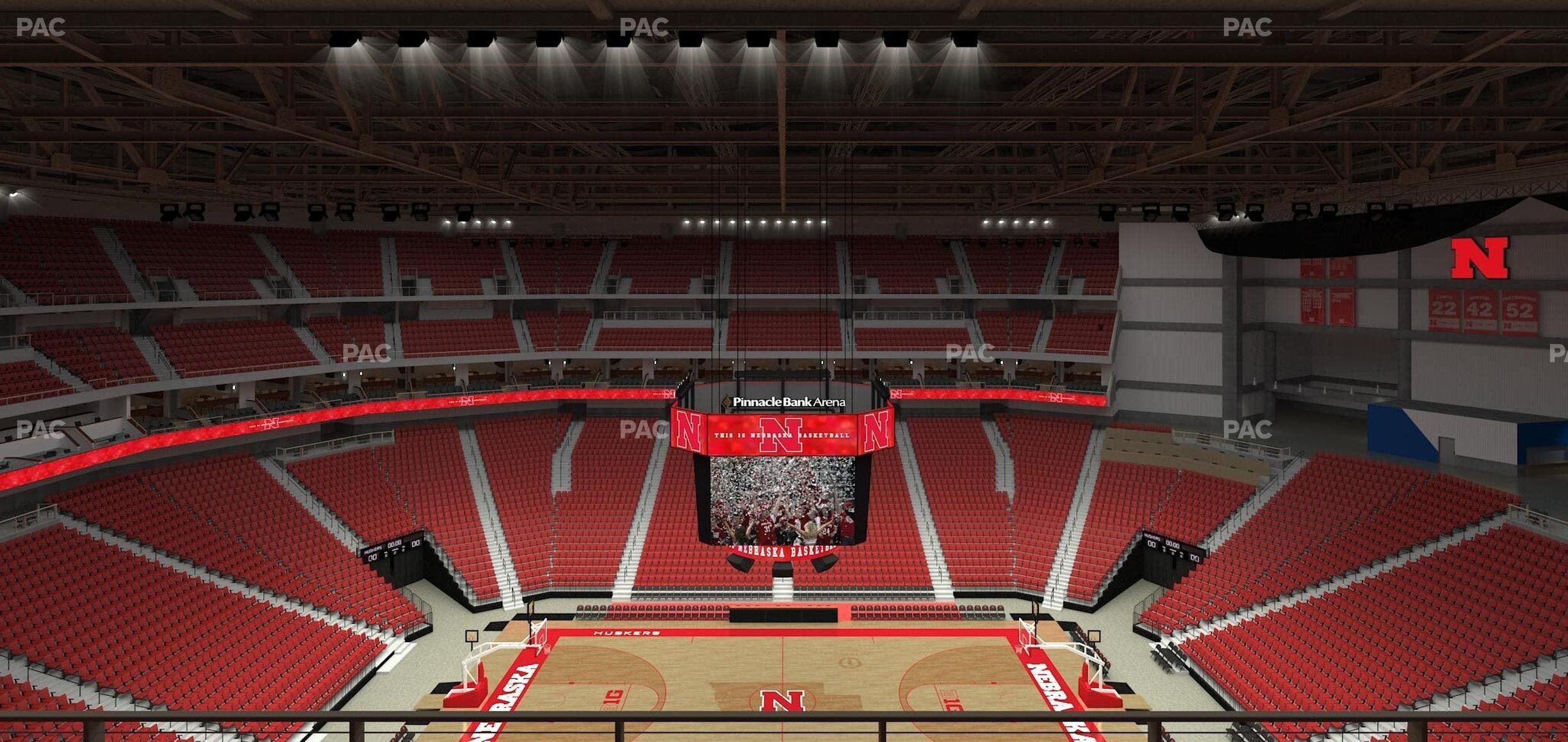 Pinnacle Bank Arena - Section 304 Seat View