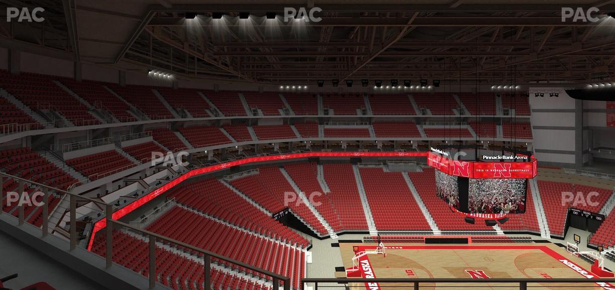 Pinnacle Bank Arena - Section 306 Seat View