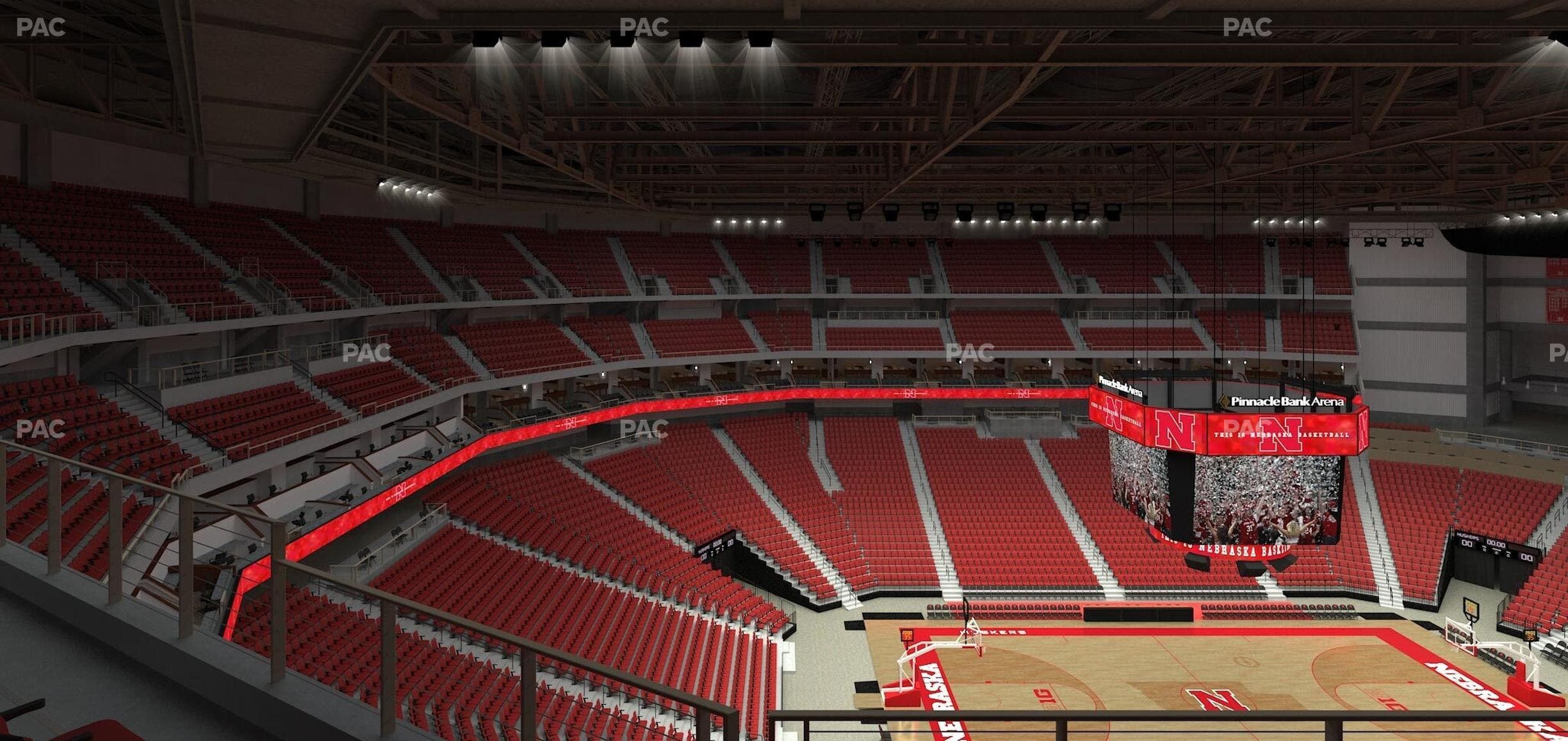 Pinnacle Bank Arena - Section 306 Seat View