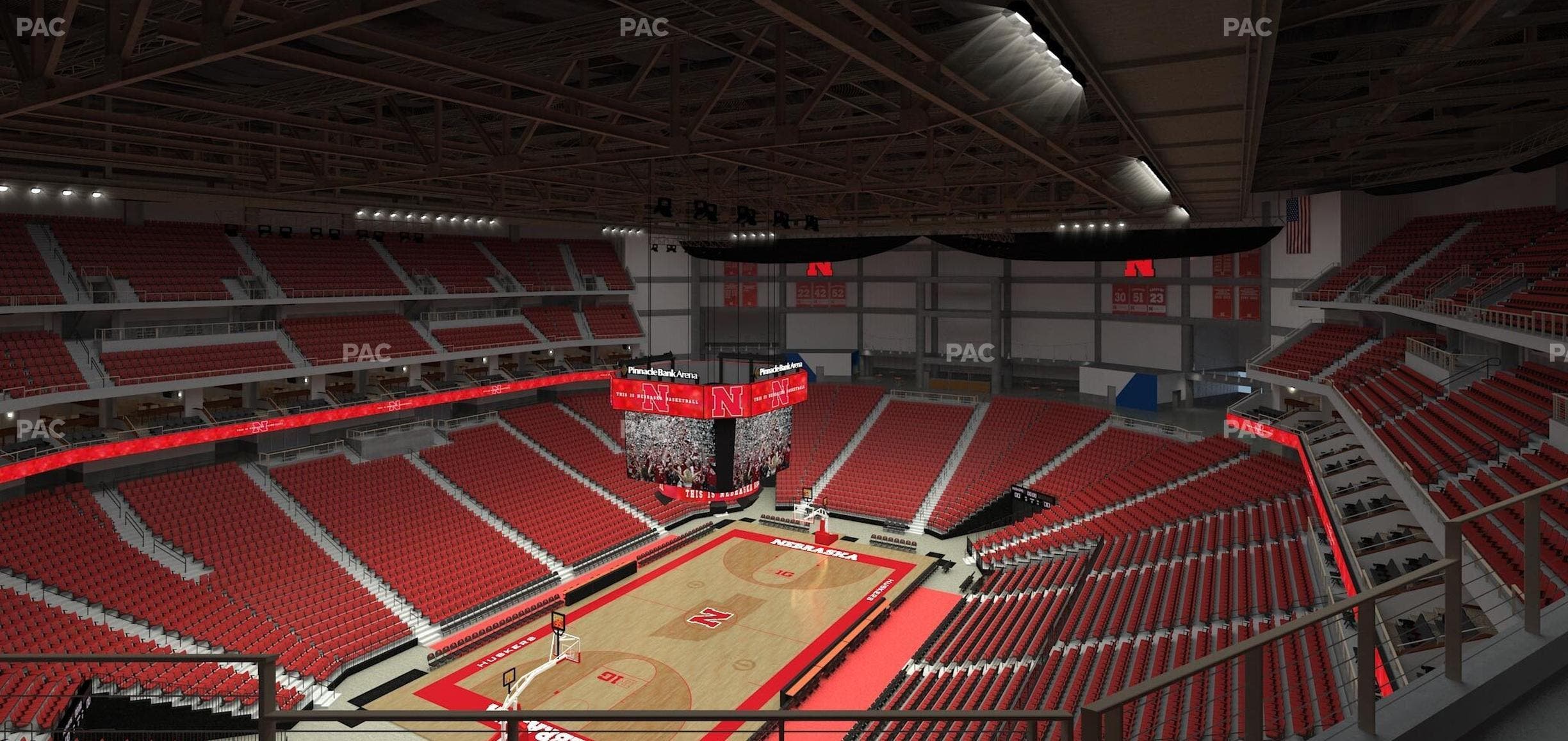 Pinnacle Bank Arena - Section 308 Seat View