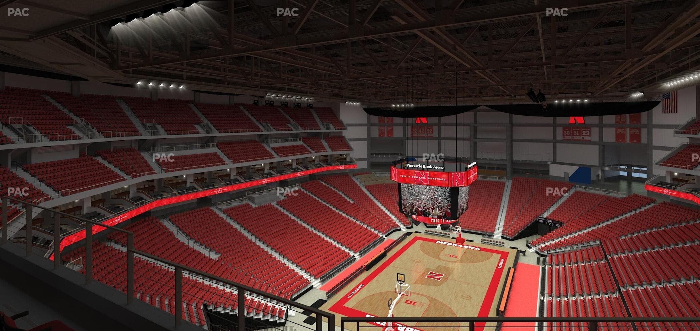 Pinnacle Bank Arena - Section 310 Seat View