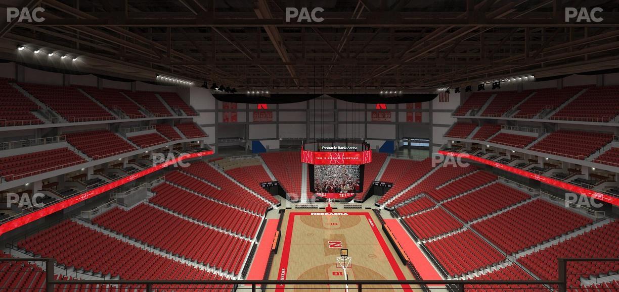 Pinnacle Bank Arena - Section 312 Seat View