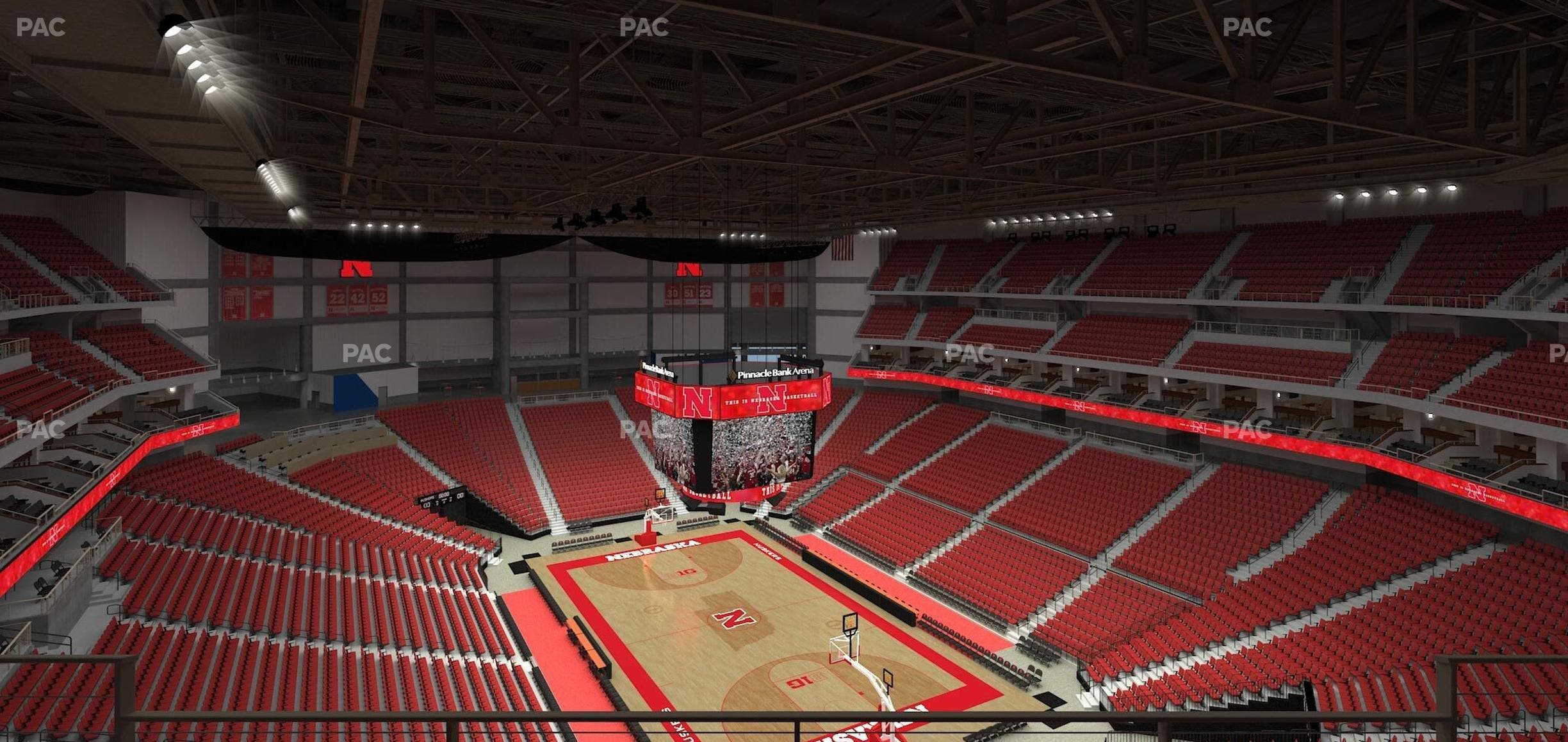Pinnacle Bank Arena - Section 314 Seat View