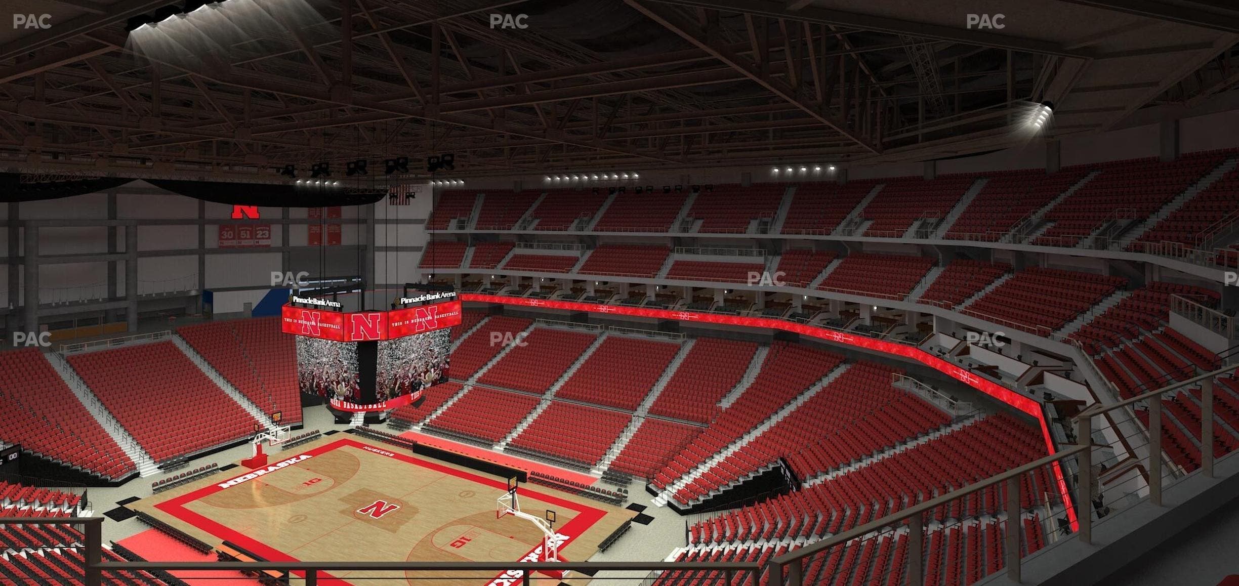 Pinnacle Bank Arena - Section 315 Seat View