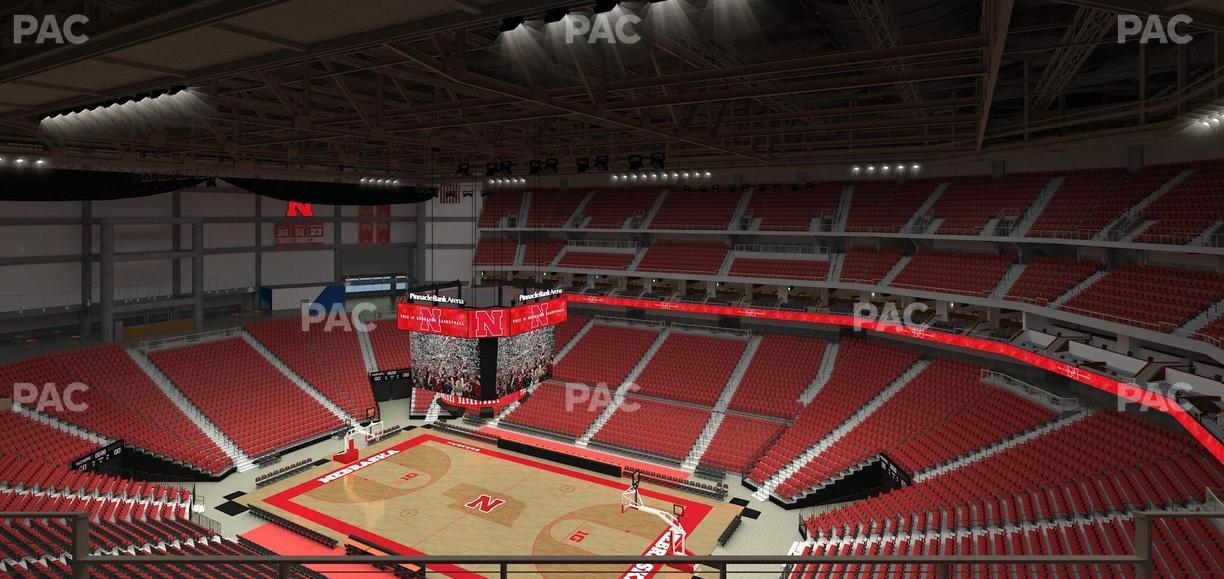Pinnacle Bank Arena - Section 316 Seat View
