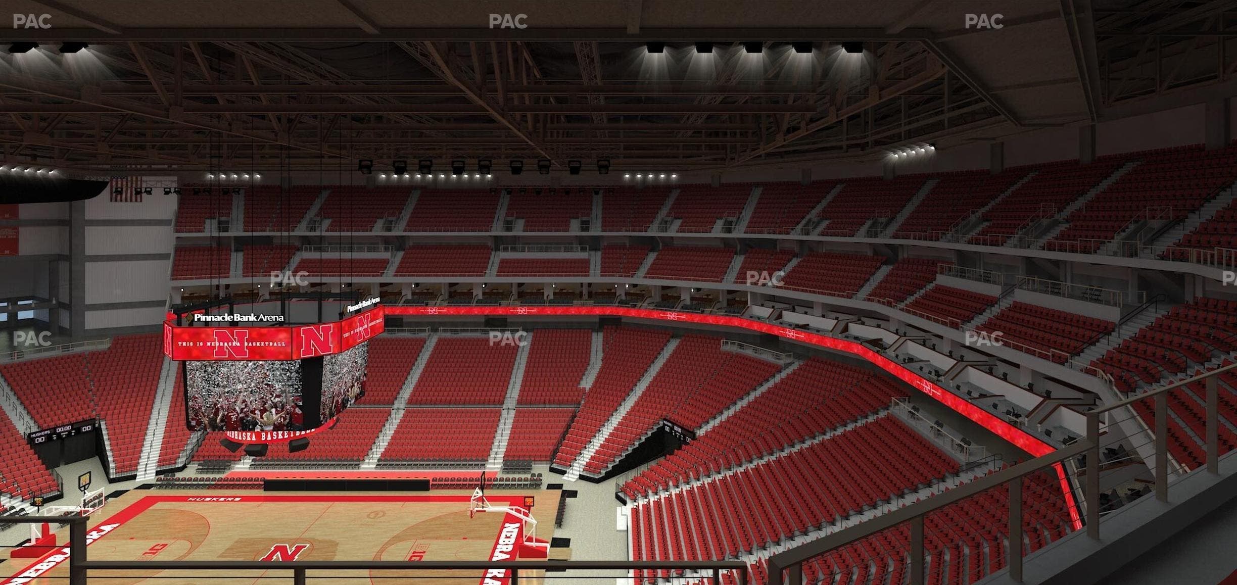 Pinnacle Bank Arena - Section 317 Seat View