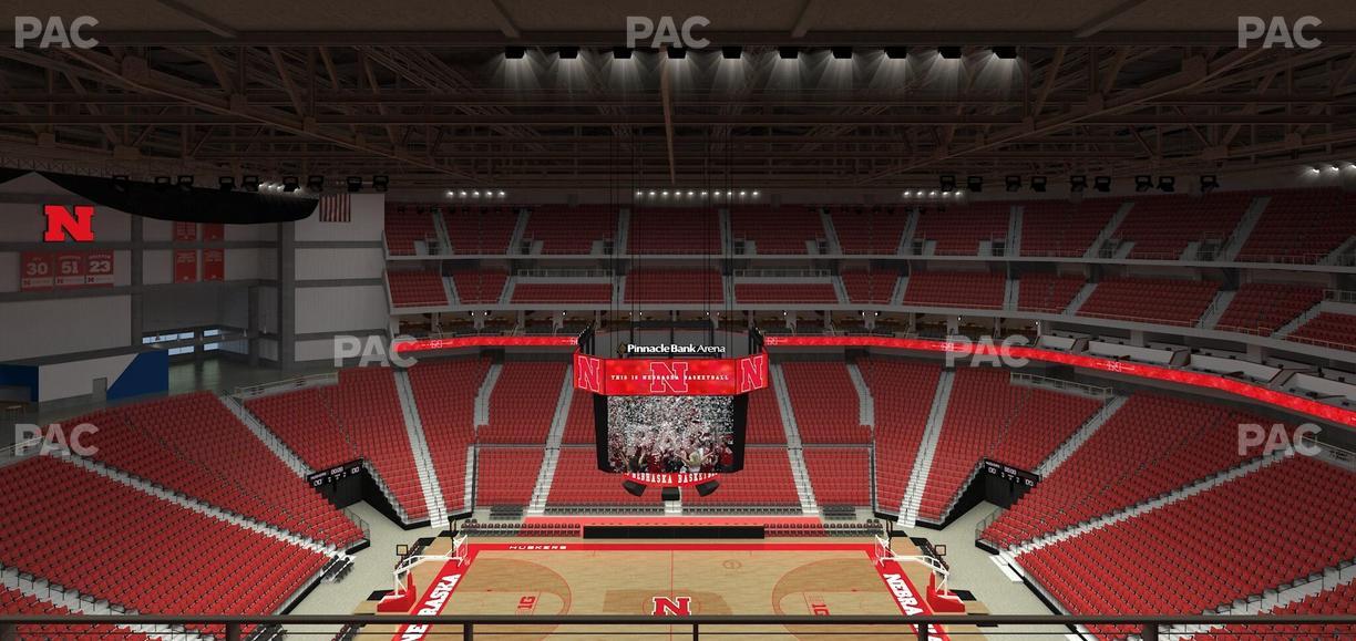 Pinnacle Bank Arena - Section 319 Seat View
