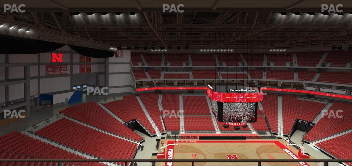 Pinnacle Bank Arena - Section 320 Seat View