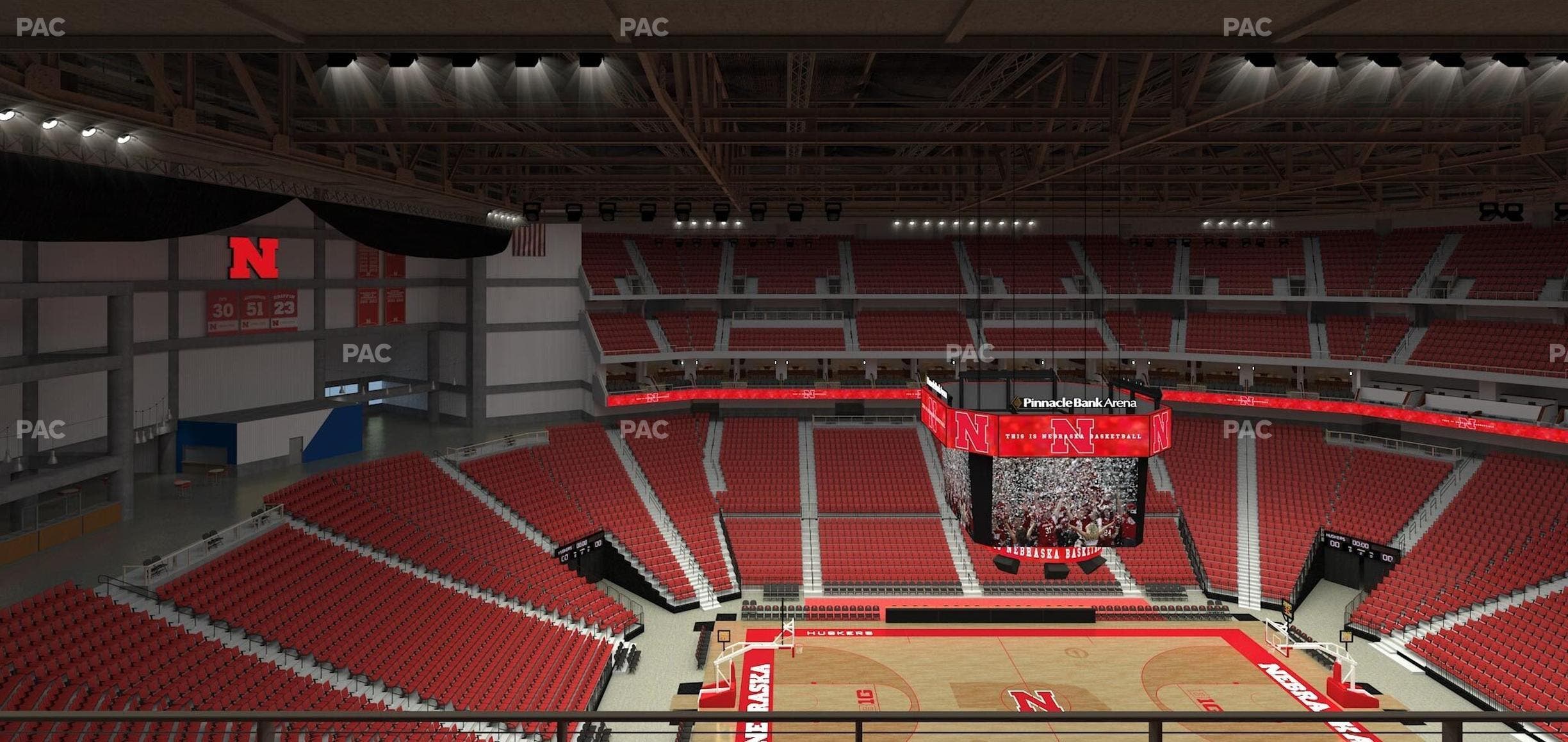 Pinnacle Bank Arena - Section 320 Seat View