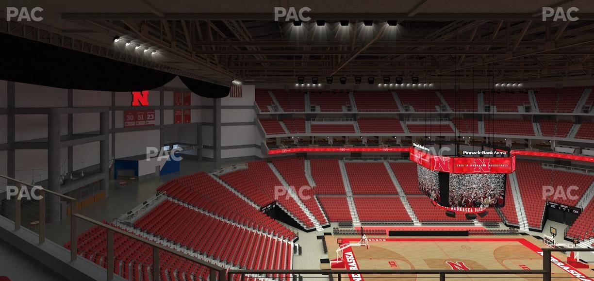 Pinnacle Bank Arena - Section 321 Seat View