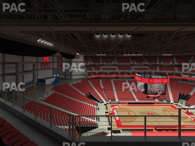 Pinnacle Bank Arena - Section 321 Seat View
