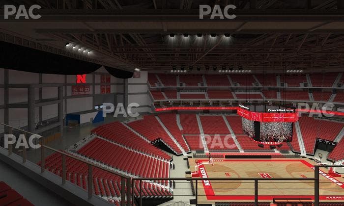 Pinnacle Bank Arena - Section 321 Seat View