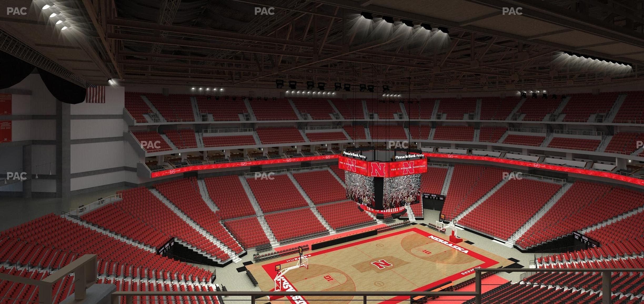 Pinnacle Bank Arena - Section 322 Seat View