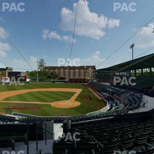 Plainsman Park - Section 107 Seat View