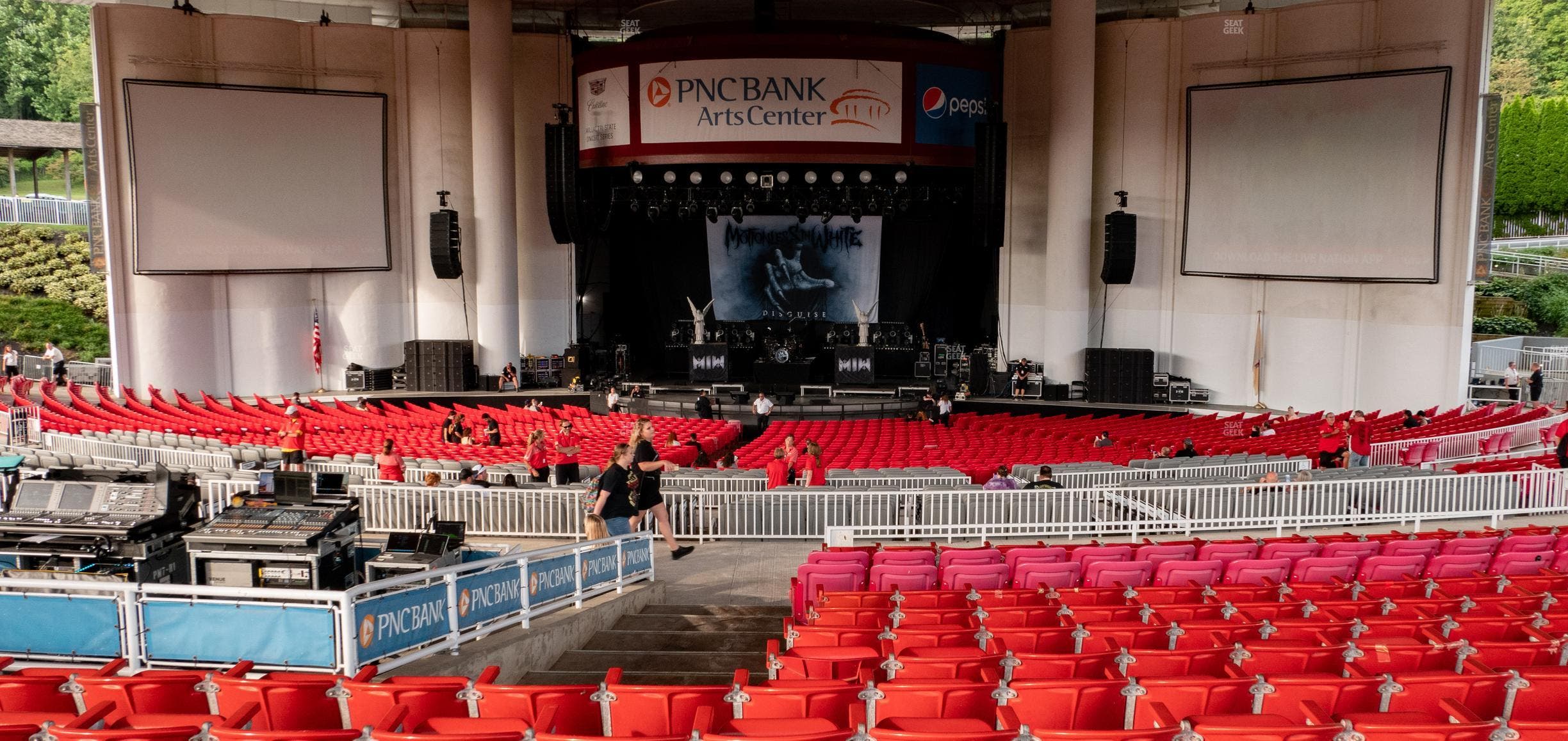 PNC Bank Arts Center - Section 302 Seat View