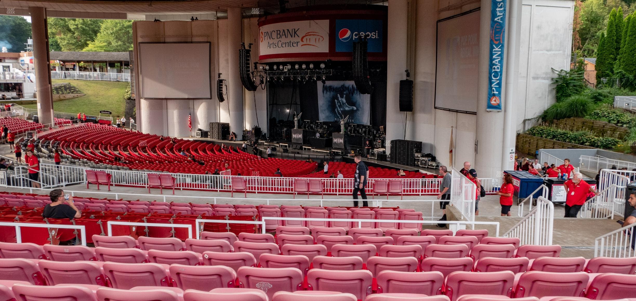 PNC Bank Arts Center - Section 401 Seat View