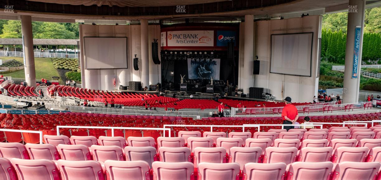 PNC Bank Arts Center - Section 402 Seat View