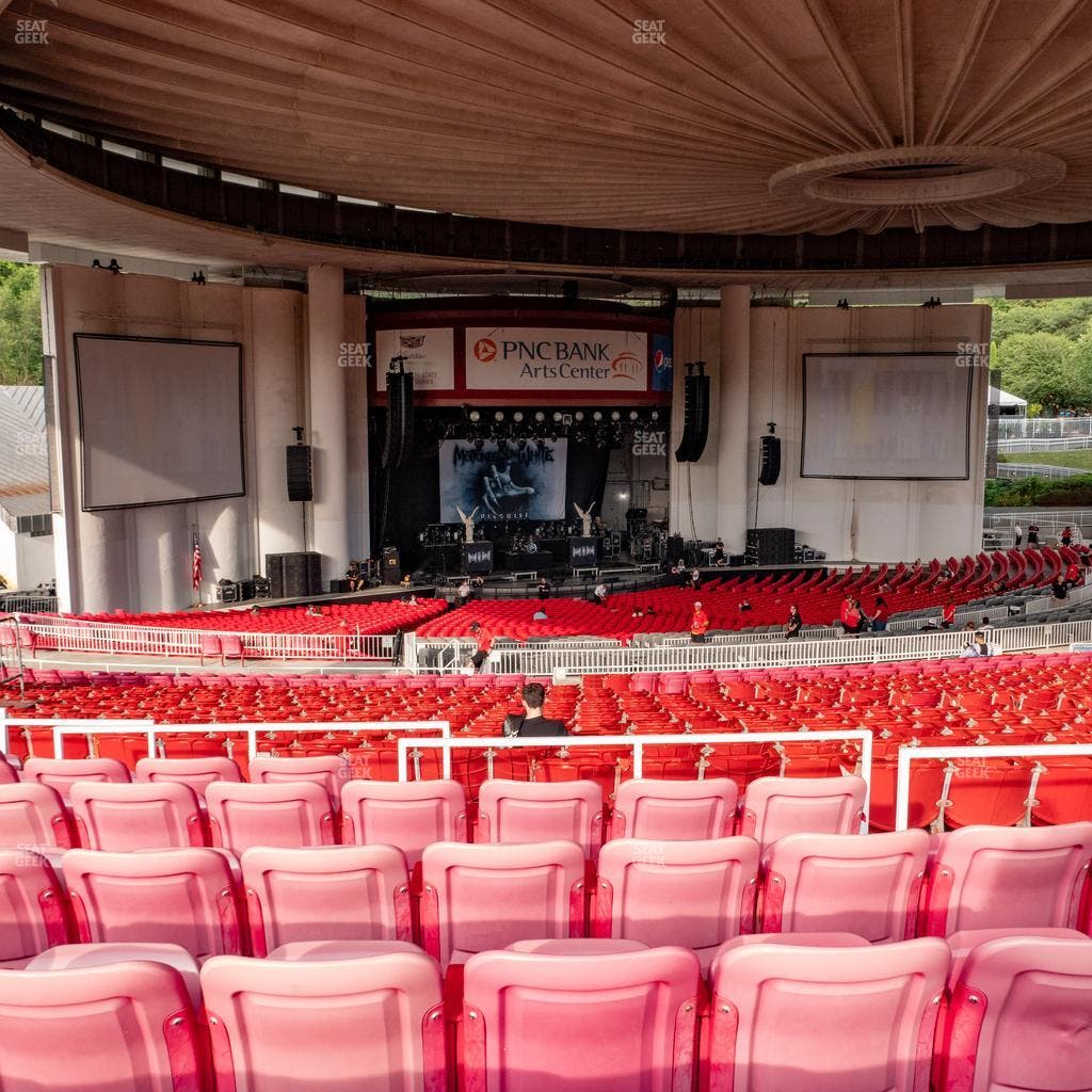 PNC Bank Arts Center - Section 404 Seat View