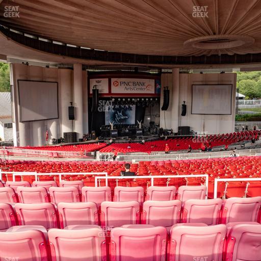 PNC Bank Arts Center - Section 404 Seat View