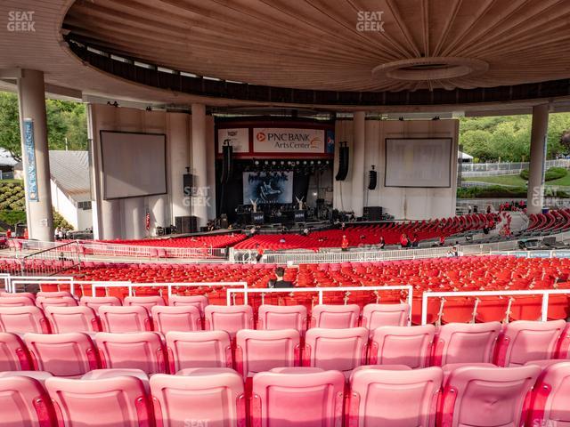 PNC Bank Arts Center - Section 404 Seat View