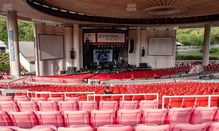 PNC Bank Arts Center - Section 404 Seat View