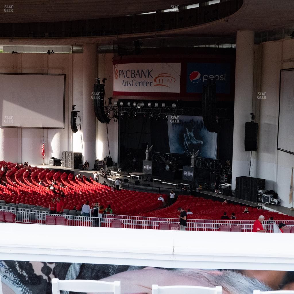 PNC Bank Arts Center - Section Citicard S Deck Seat View