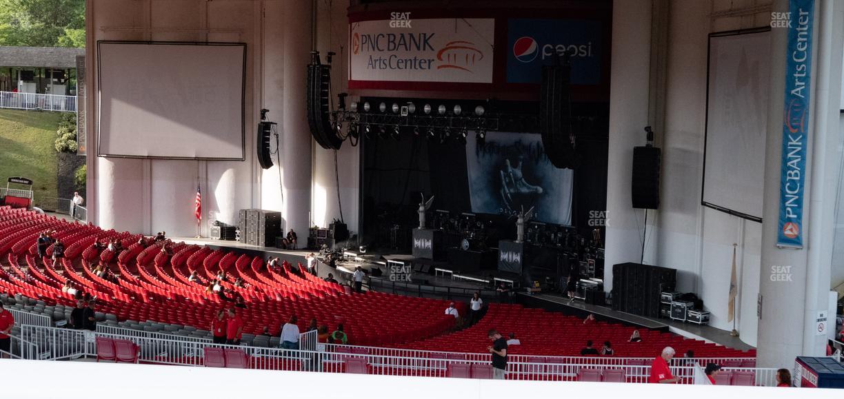 PNC Bank Arts Center - Section Citicard S Deck Seat View