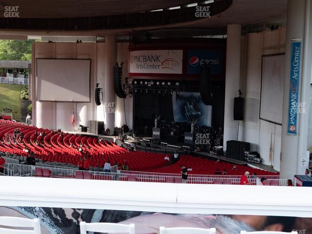 PNC Bank Arts Center - Section Citicard S Deck Seat View
