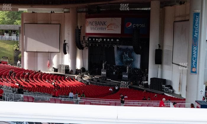 PNC Bank Arts Center - Section Citicard S Deck Seat View