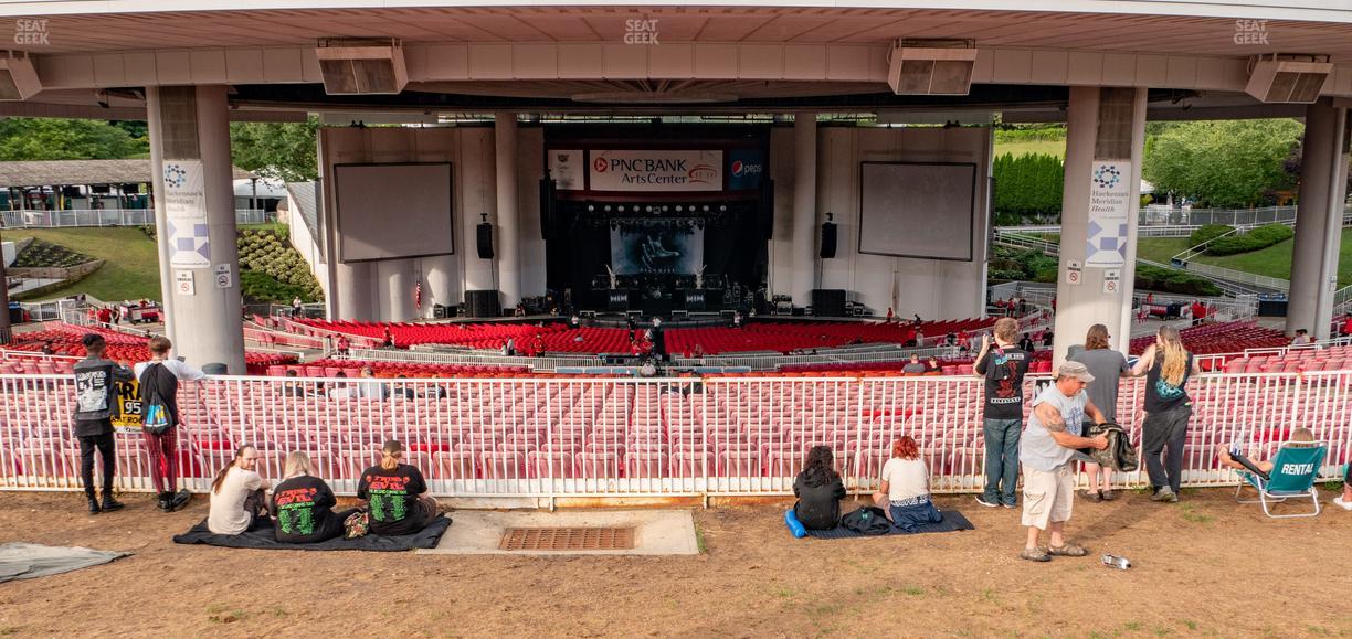 PNC Bank Arts Center - Section Ga Lawn Seat View